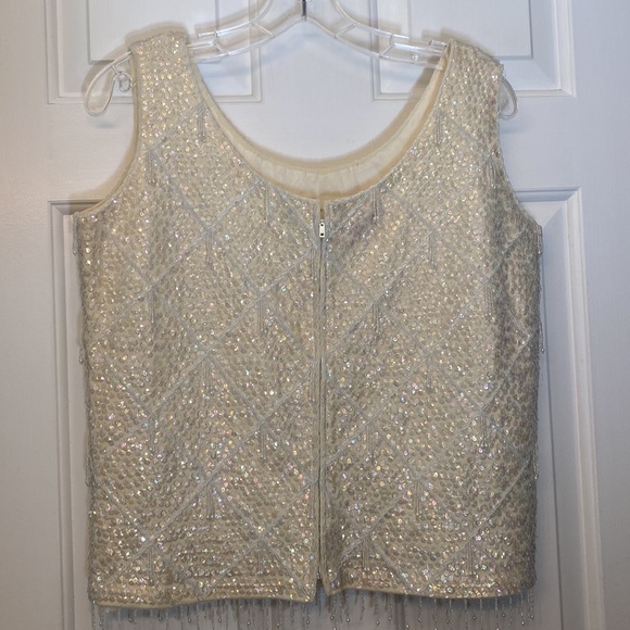 Vintage Beaded & Sequin Top - Picture 4 of 9
